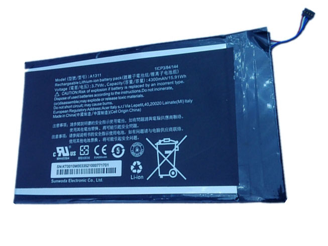 Acer A1311 tablet batterien