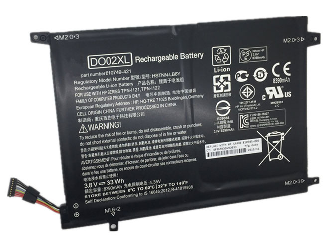 HP DO02XL laptop batterien