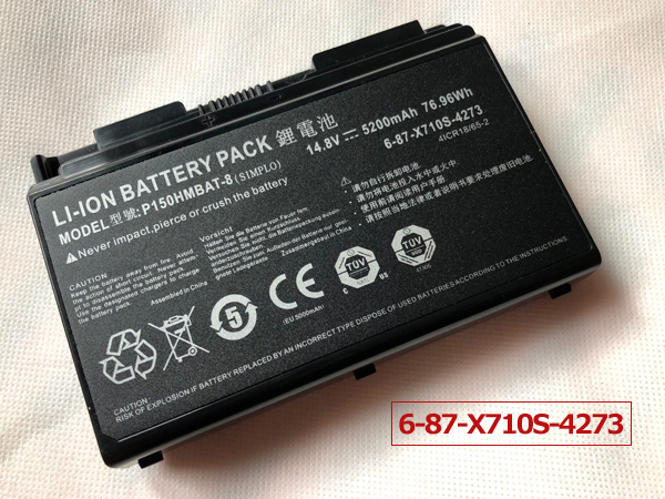 Clevo P150HMBAT-8 laptop batterien